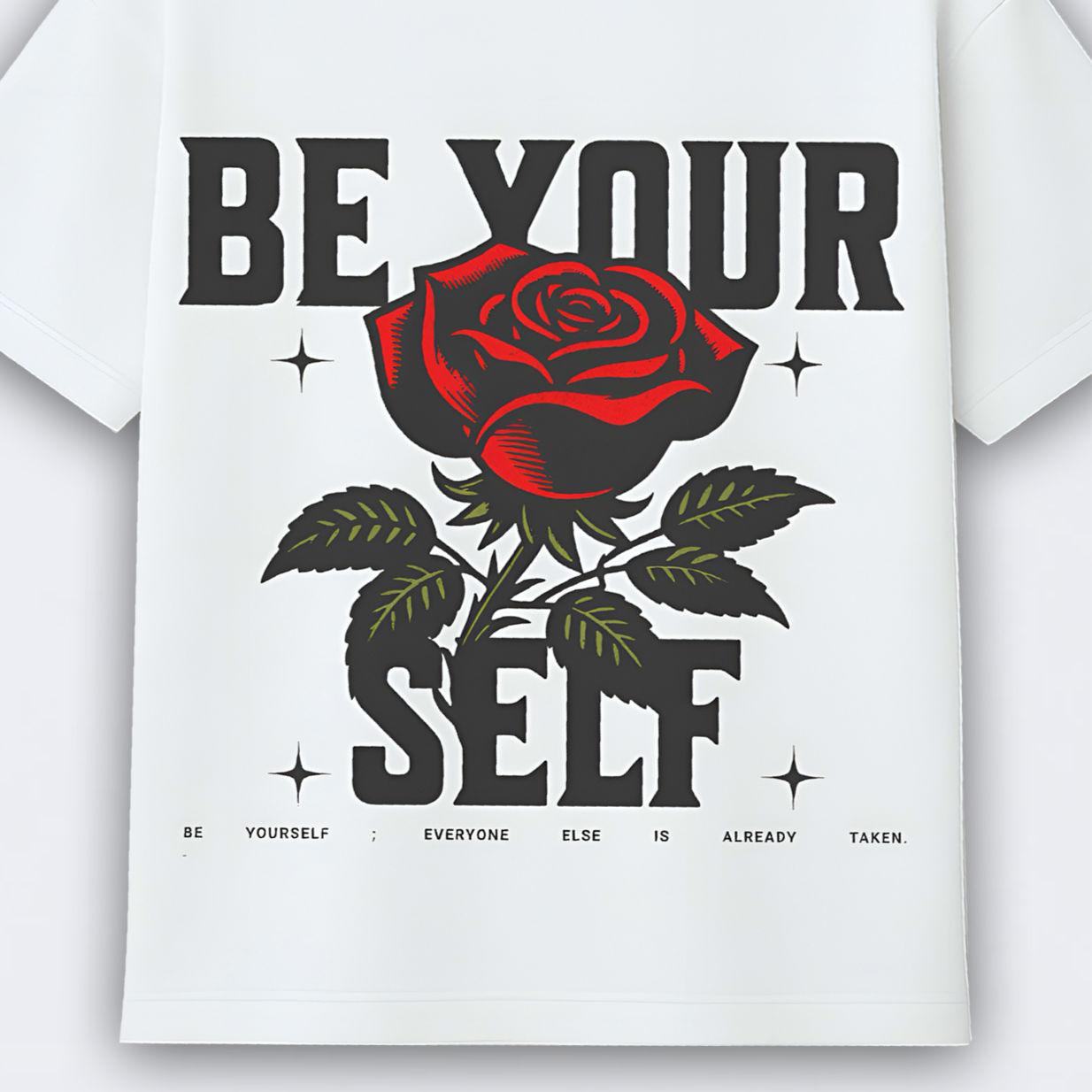 Be Your Self Oversized Tee