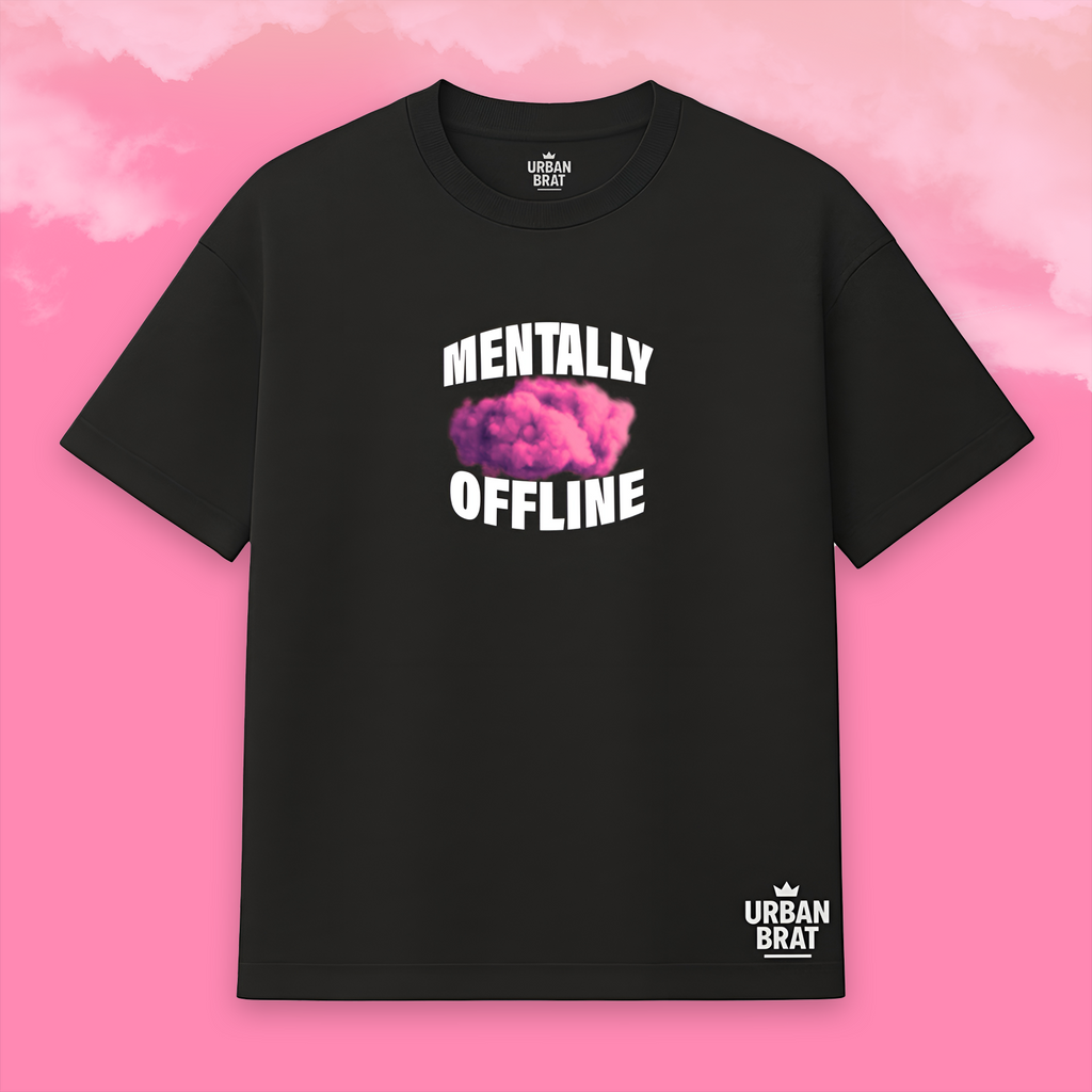 Mentally Offline Oversized Tee
