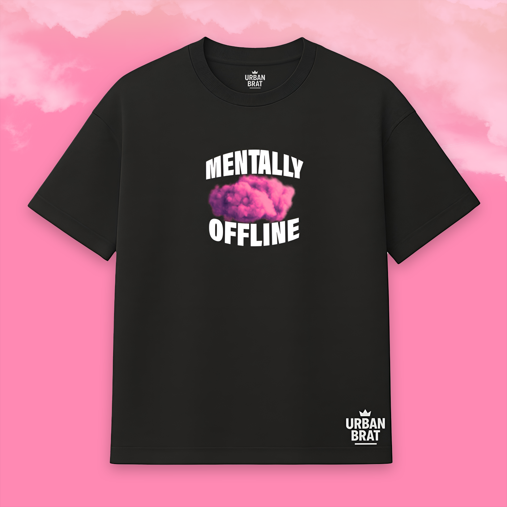 Mentally Offline Oversized Tee