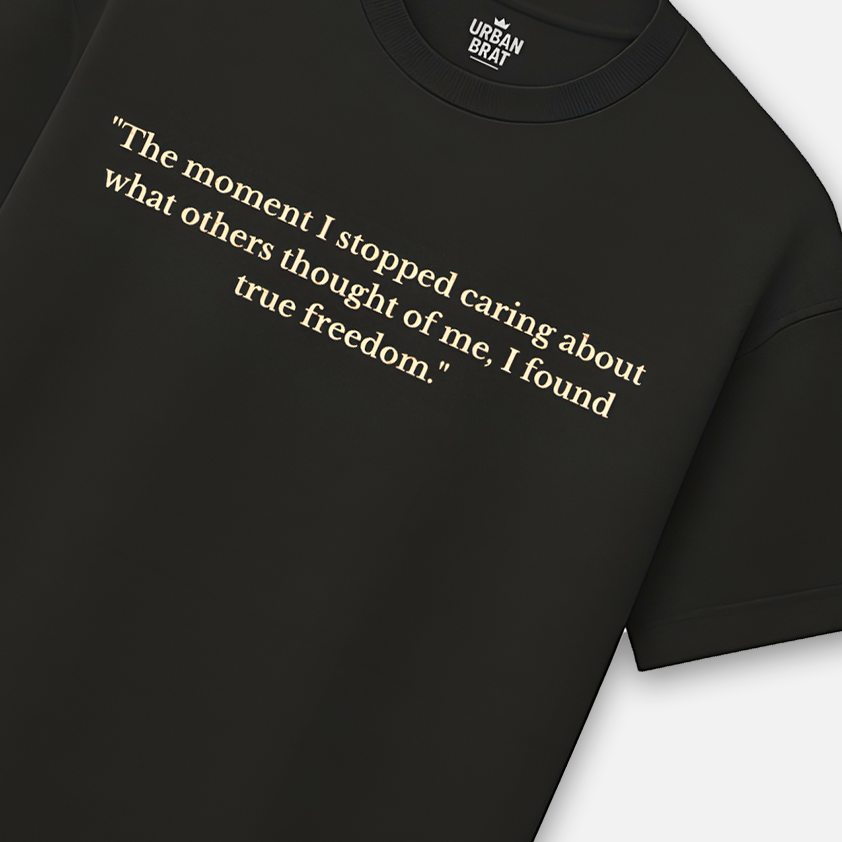 I Don’t Care Angel Oversized Tee