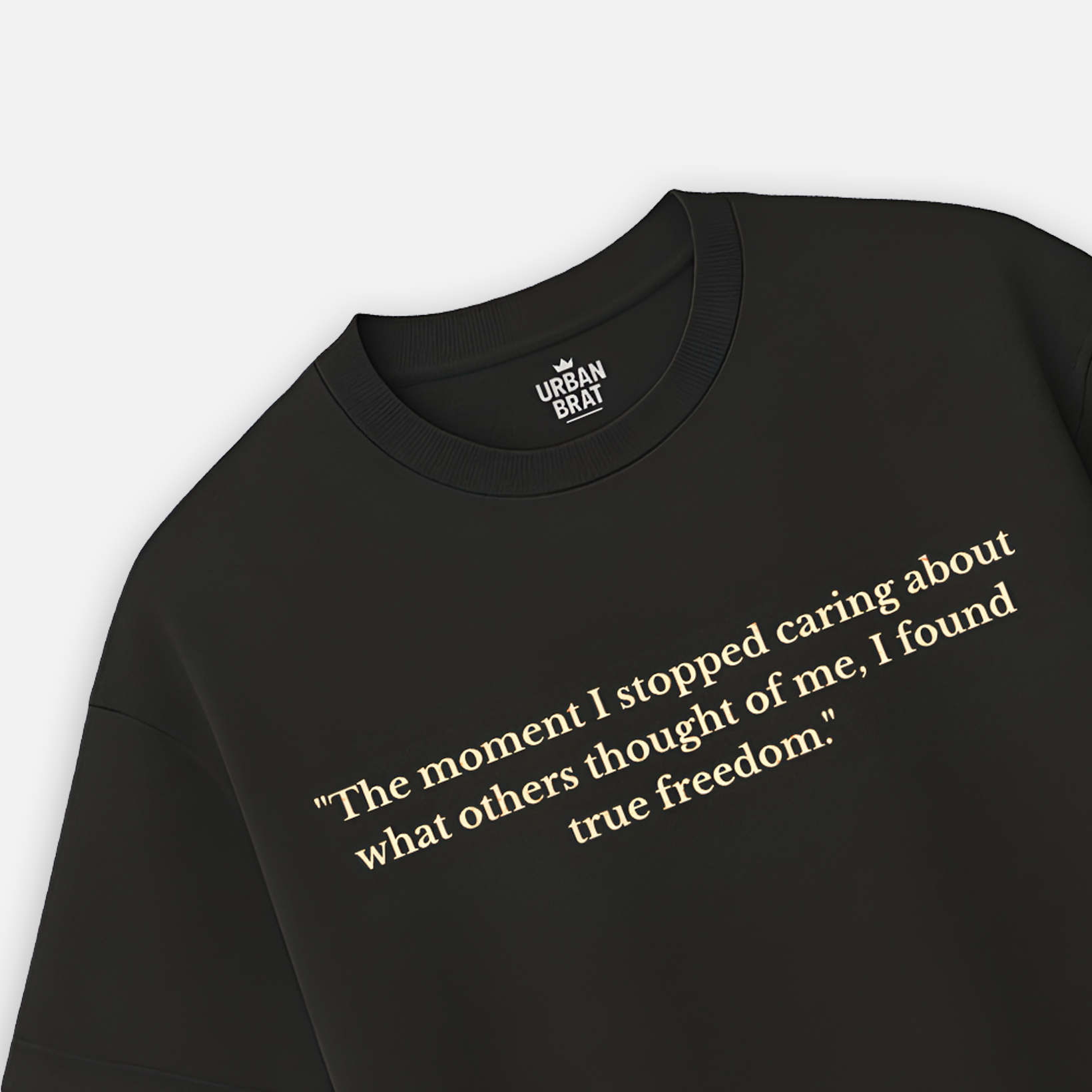 I Don’t Care Angel Oversized Tee