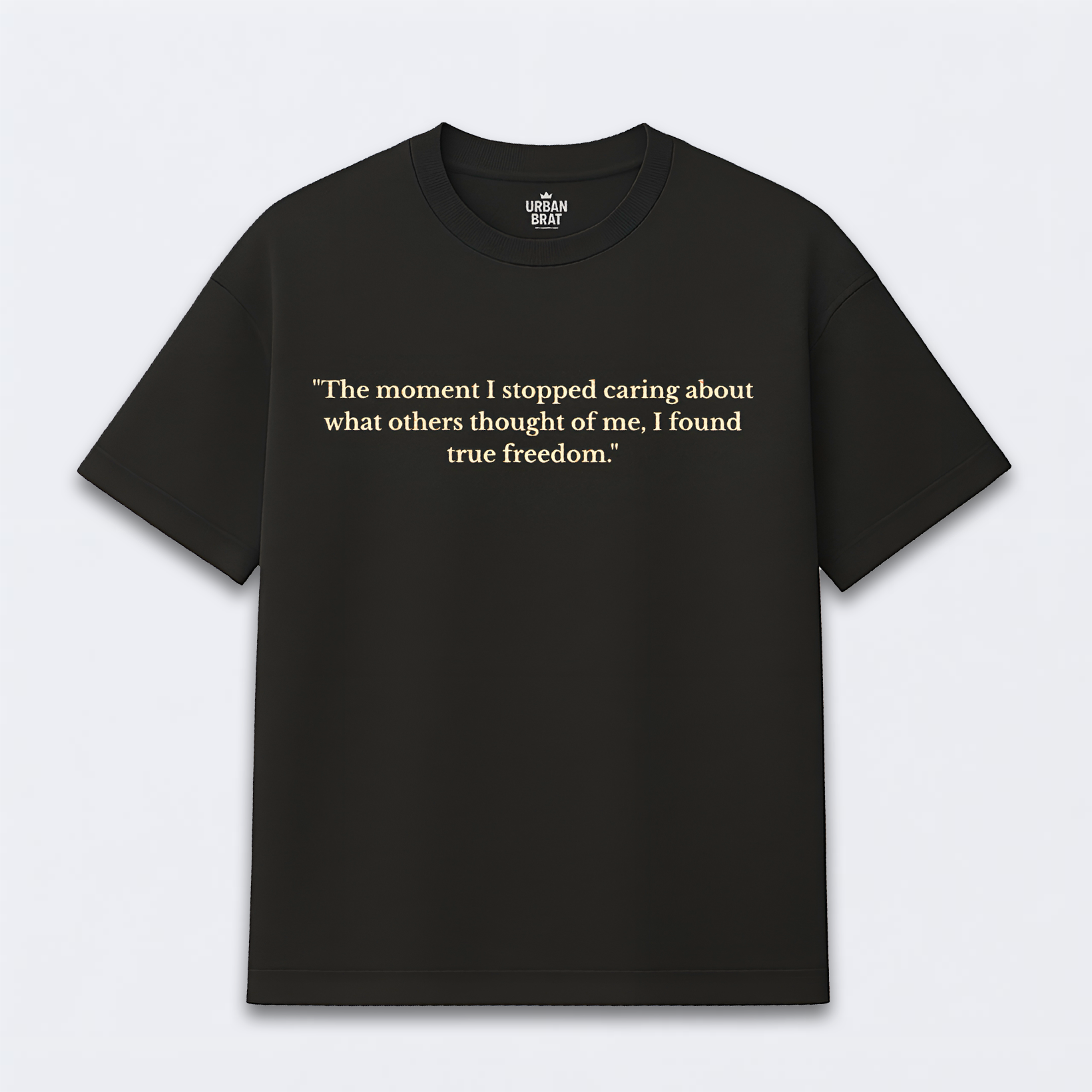 I Don’t Care Angel Oversized Tee