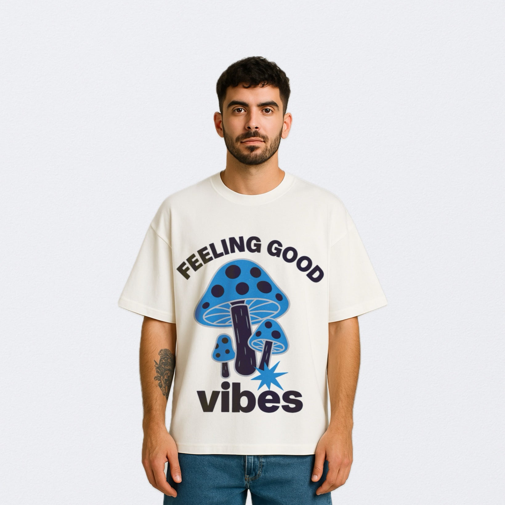 Trippy Mood Oversized Tee