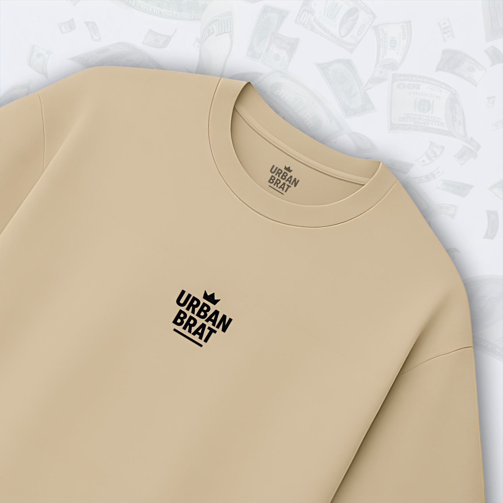 Cash Lover Printed Oversized Tee