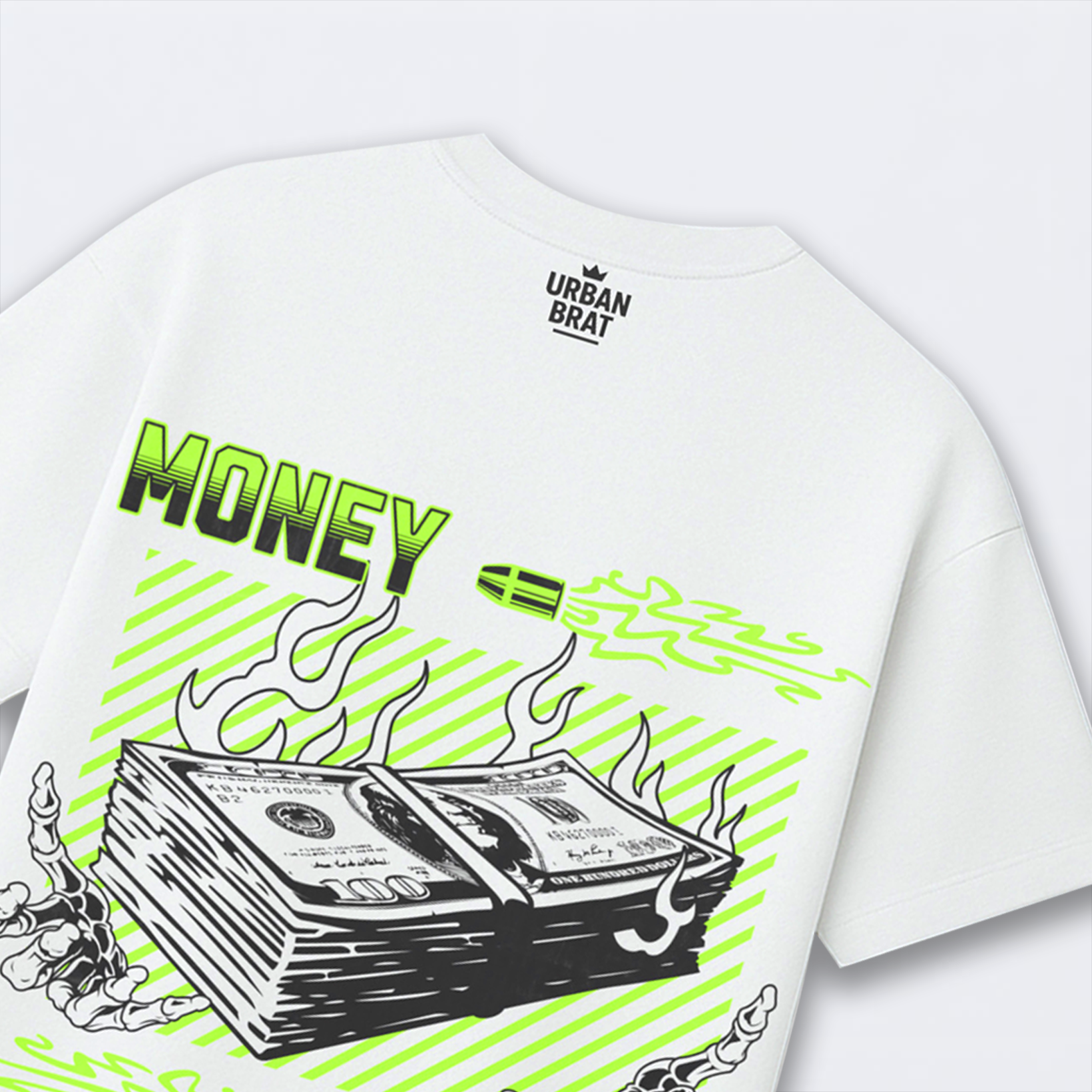 Money = Power Oversized Tee