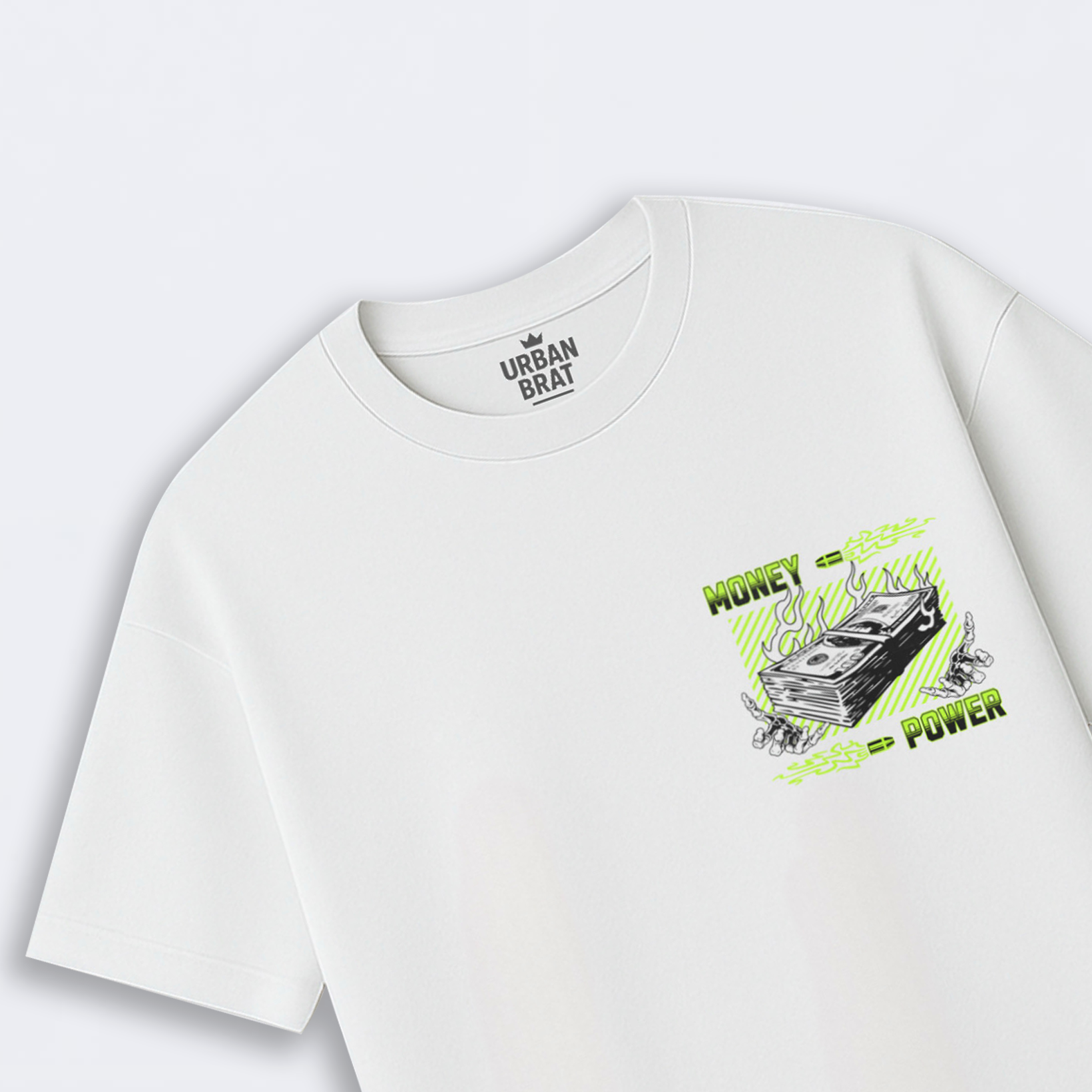 Money = Power Oversized Tee