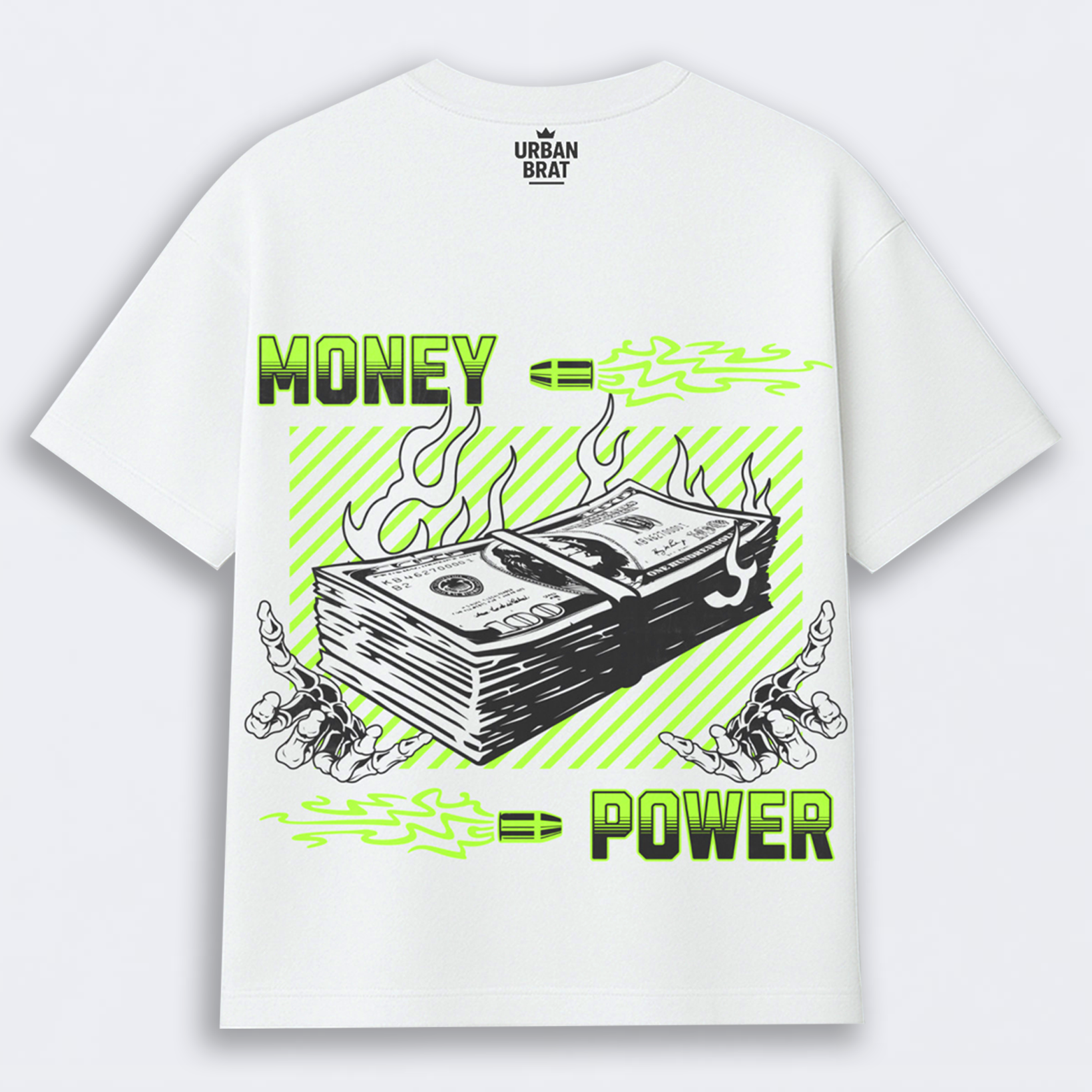 Money = Power Oversized Tee