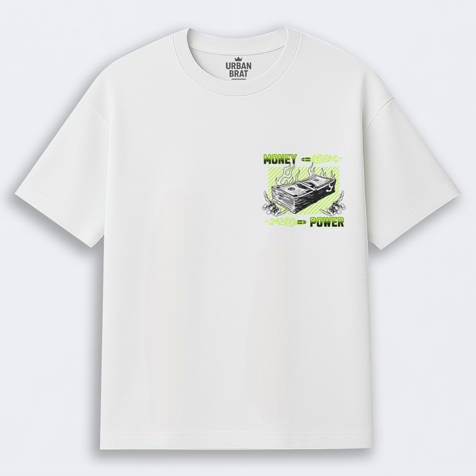 Money = Power Oversized Tee